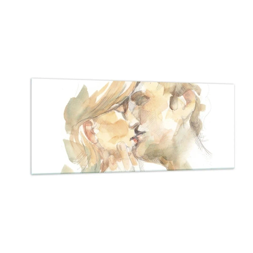 Impression sur verre - Image sur verre - A moitié trouvé ? - 100x40 cm