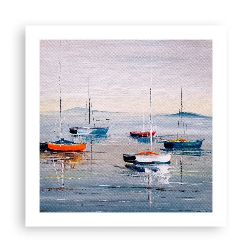 Affiche - Poster - Un repos bien mérité - 50x50 cm