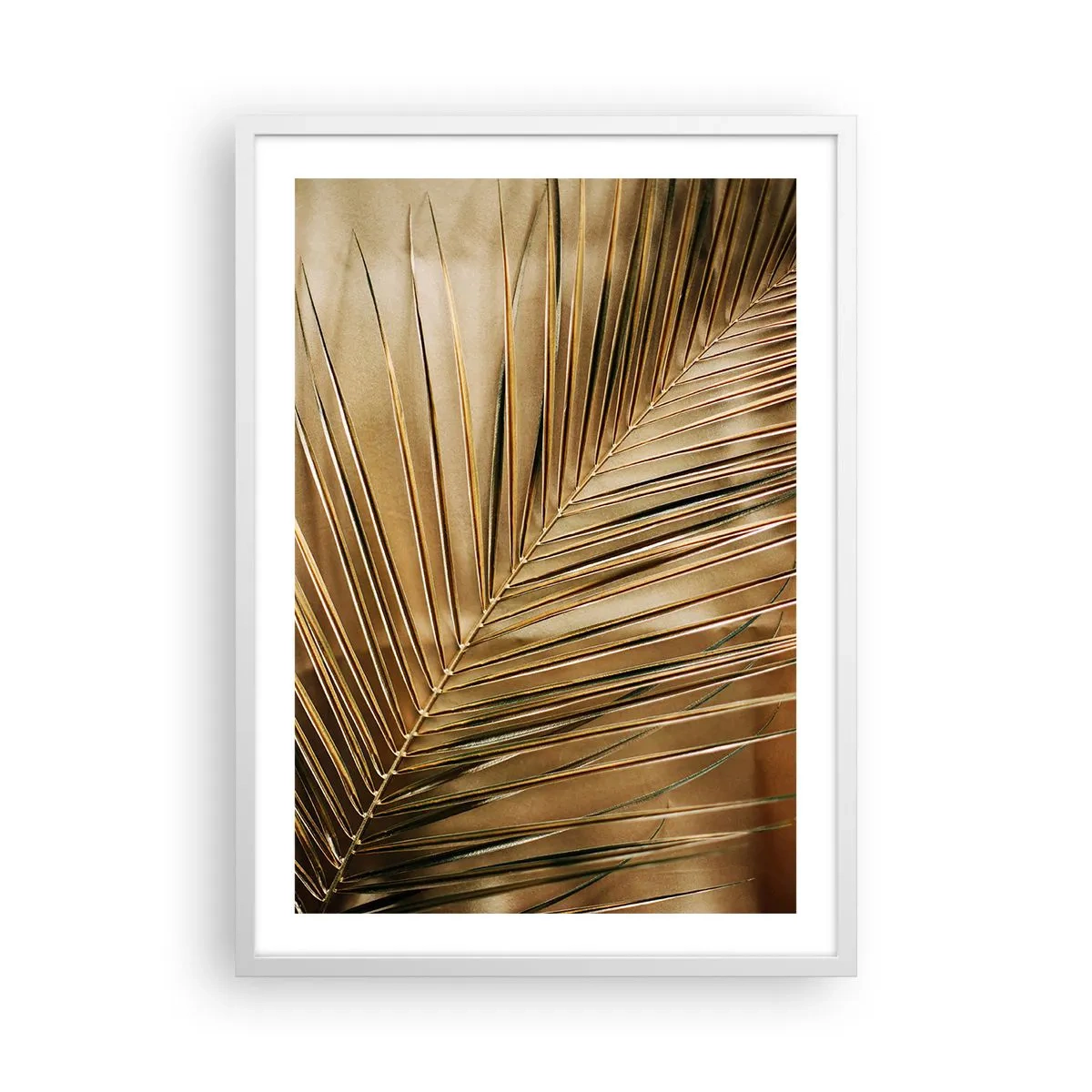 Affiche dans un cadre blanc - Poster - Colonnade naturelle - 50x70 cm