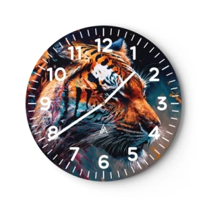 Horloge murale - Pendule murale - Beauté sauvage - 30x30 cm