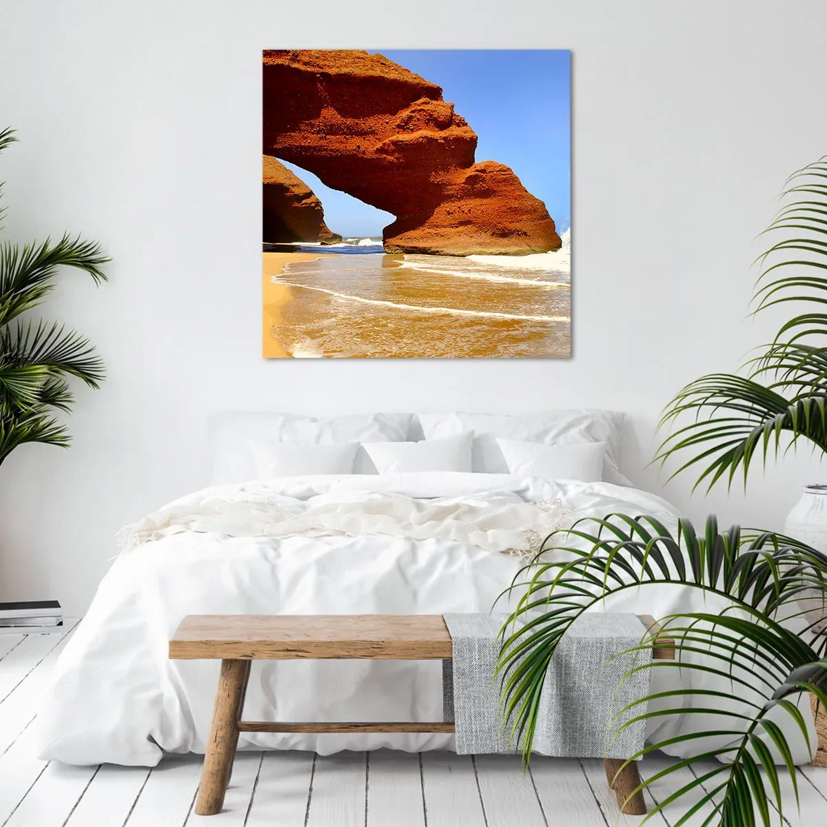 Impression sur toile - Image sur toile - L'eau et le vent depuis des milliers d'années - 60x60 cm