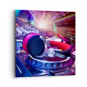 Impression sur toile - Image sur toile - Il va s'en passer des choses - 40x40 cm