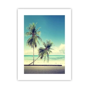 Affiche - Poster - Il est temps de commencer les vacances - 30x40 cm