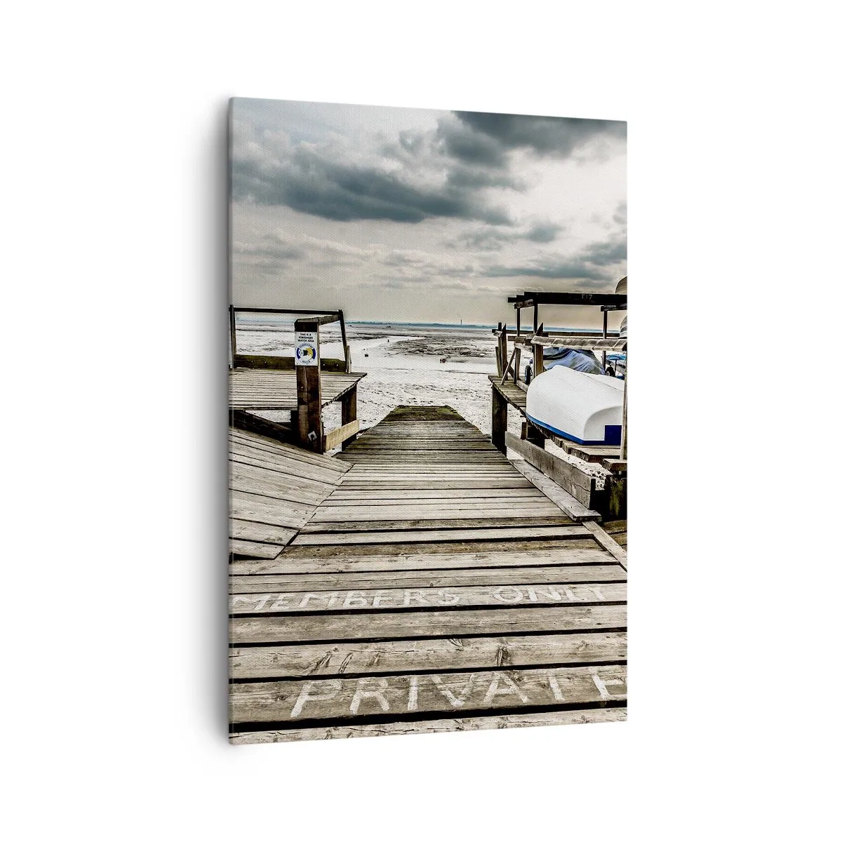 Impression sur toile - Image sur toile - Plage de minuit - 70x100 cm