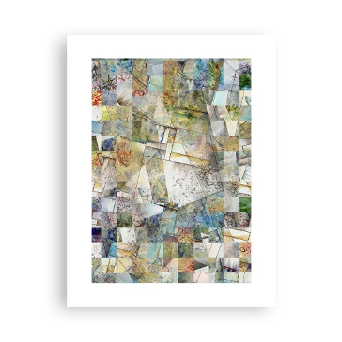 Affiche - Poster - Remaniement géométrique - 30x40 cm