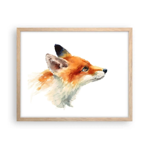 Affiche dans un chêne clair - Poster - Vous ne pouvez jamais être trop prudent - 50x40 cm