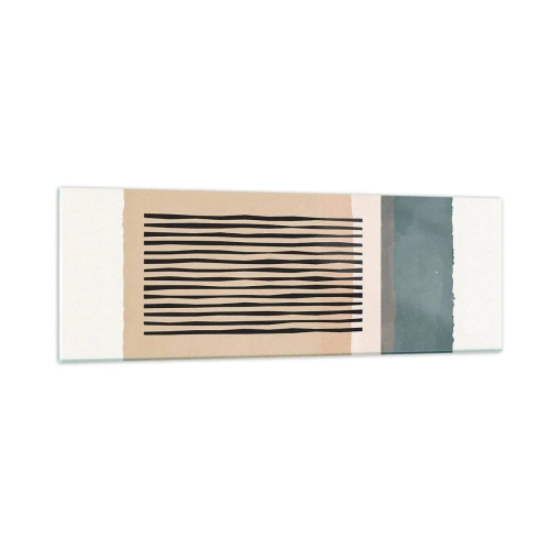 Impression sur verre - Image sur verre - Tout est en ordre - 90x30 cm