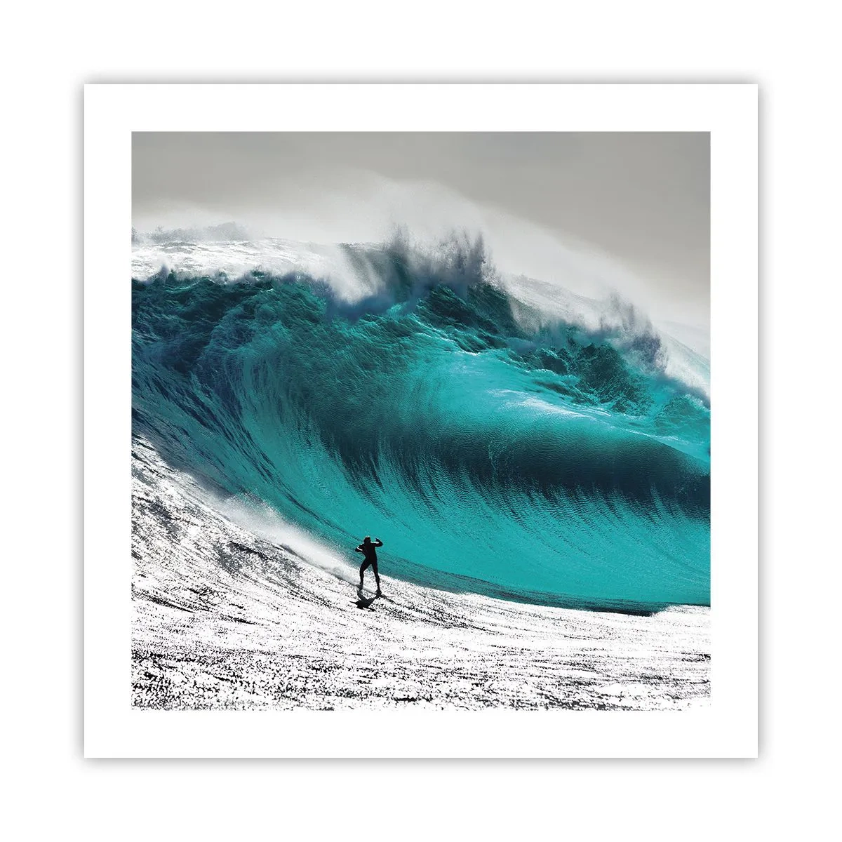 Affiche - Poster - Challenge accepté - 50x50 cm