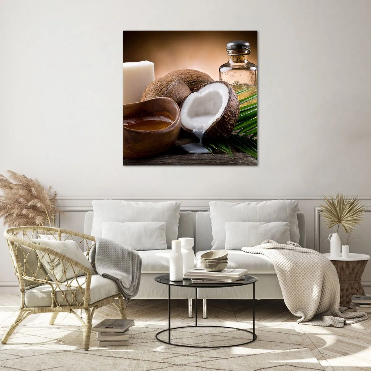 Impression sur verre - Image sur verre - Santé des îles tropicales - 70x70 cm