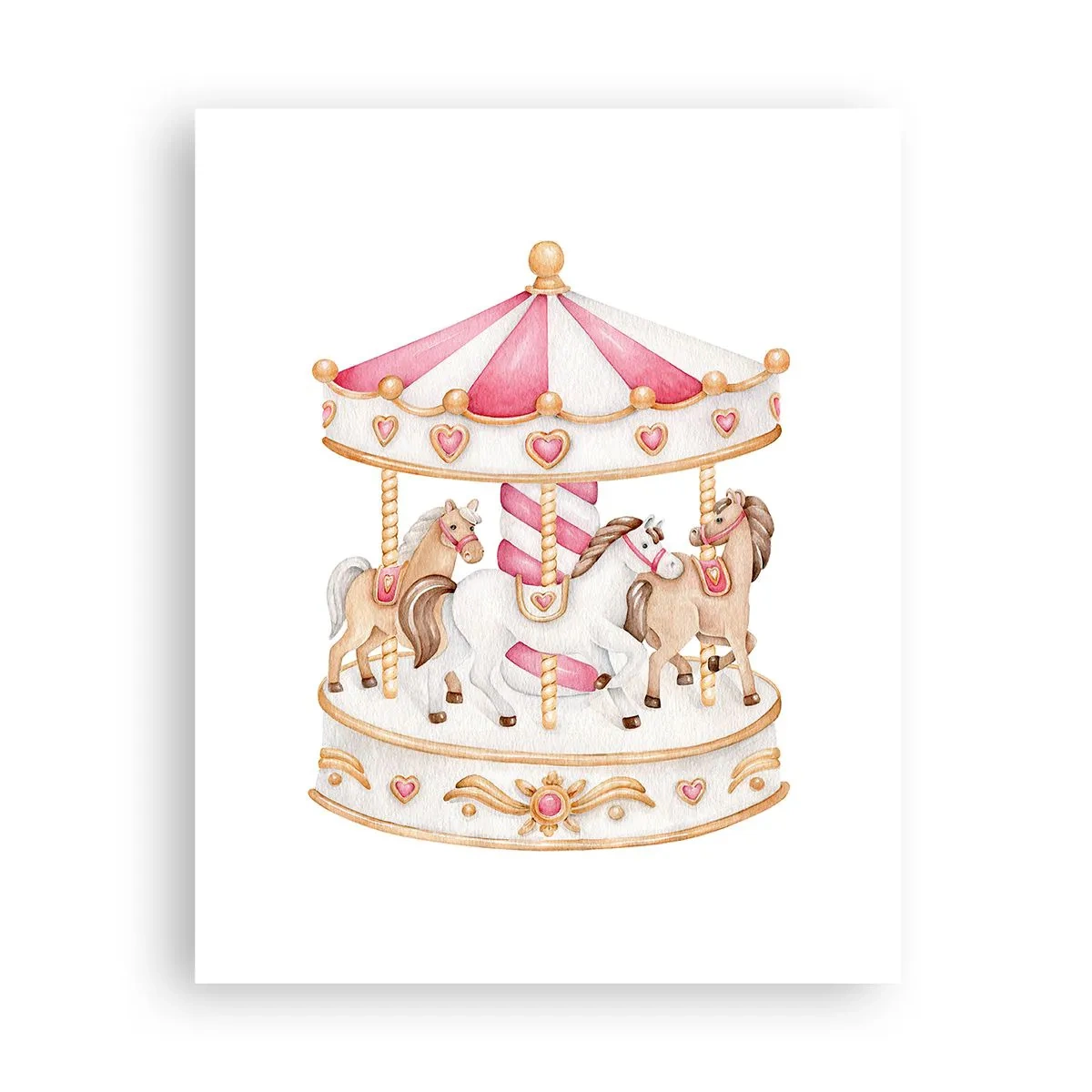 Affiche - Poster - Le doux monde de l'enfance - 40x50 cm