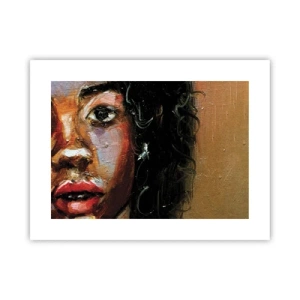 Affiche - Poster - Noir et brillant - 40x30 cm