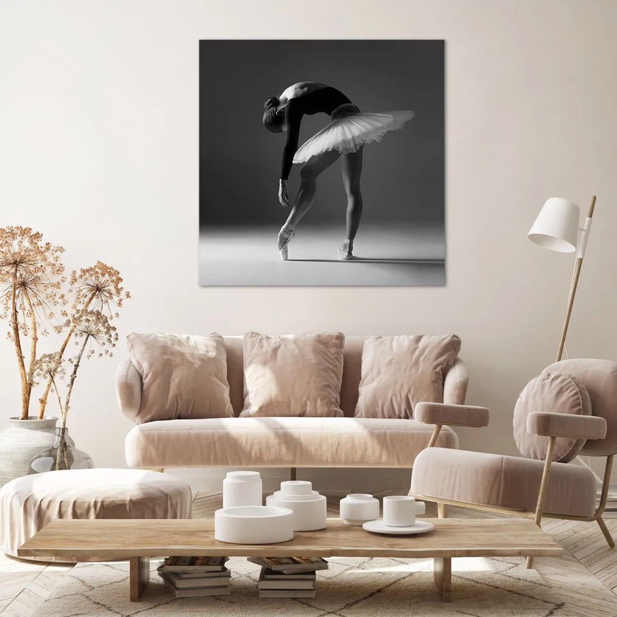 Impression sur toile - Image sur toile - Belle ballerine - 30x30 cm