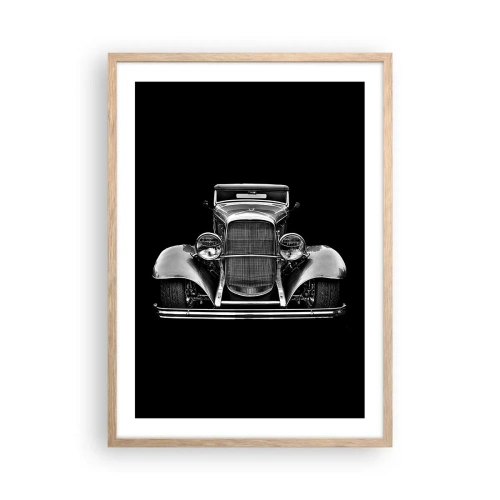 Affiche dans un chêne clair - Poster - Un vrai gentleman - 50x70 cm