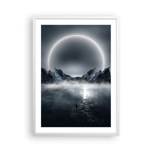 Affiche dans un cadre blanc - Poster - La fin de l'histoire - 50x70 cm