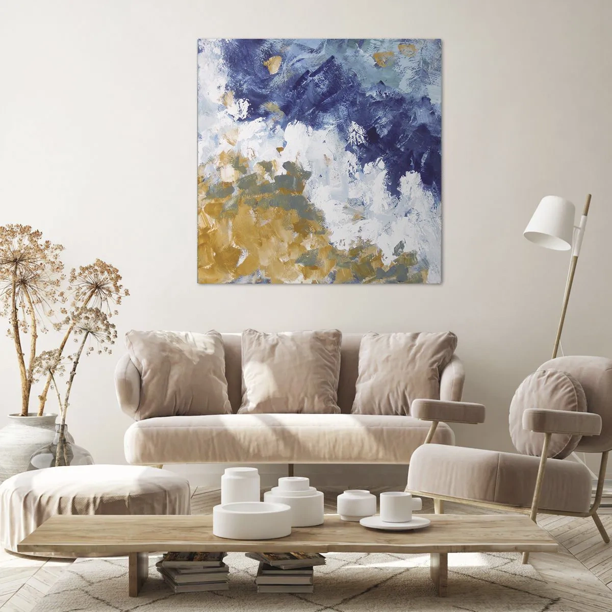 Impression sur toile - Image sur toile - Danse des éléments - 50x50 cm