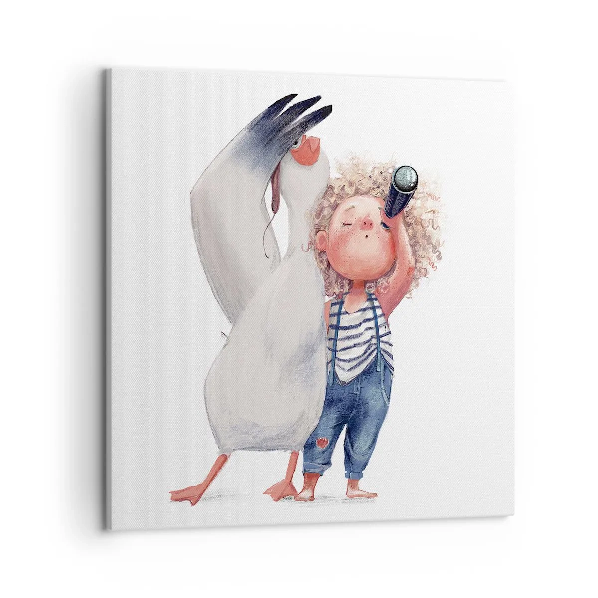 Impression sur toile - Image sur toile - Plan de grand voyage - 50x50 cm