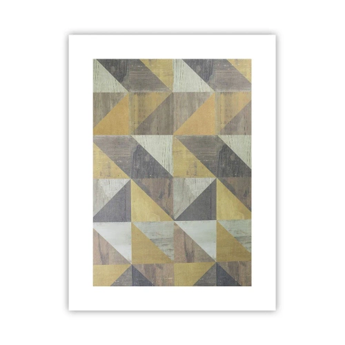 Affiche - Poster - Suivant l'angle du triangle - 30x40 cm