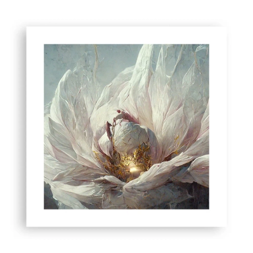 Affiche - Poster - Il fleurit une fois tous les cent ans - 40x40 cm