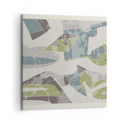 Impression sur toile - Image sur toile - Composition derrière la vitre - 50x50 cm