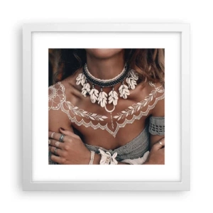 Affiche dans un cadre blanc - Poster - Talismans, rituels de la féminité - 30x30 cm