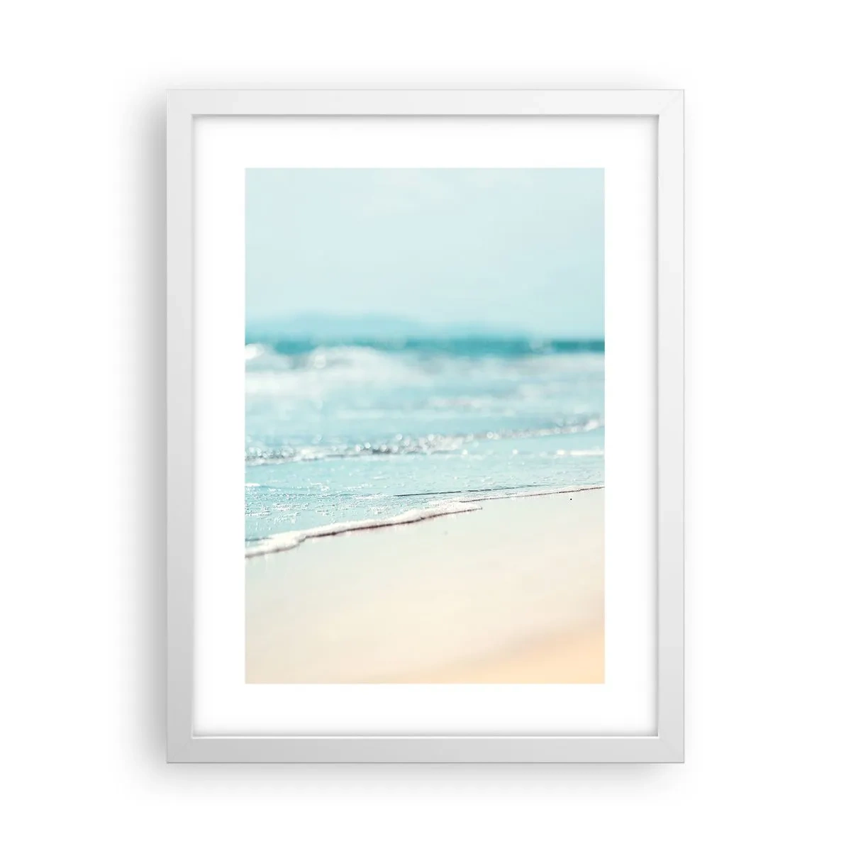 Affiche dans un cadre blanc - Poster - Chaleur et bruissement - 30x40 cm