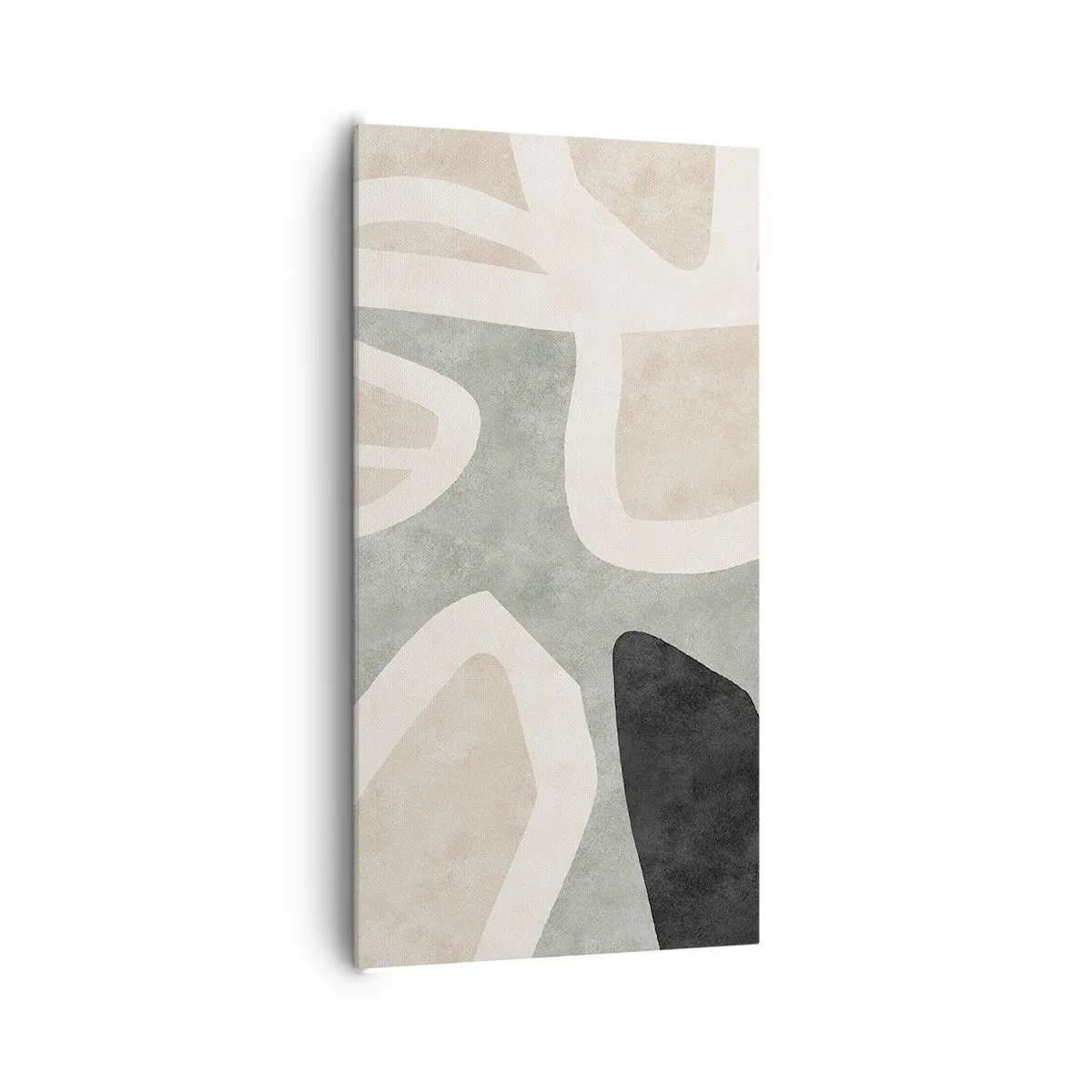 Impression sur toile - Image sur toile - Composition pour motif noir - 65x120 cm