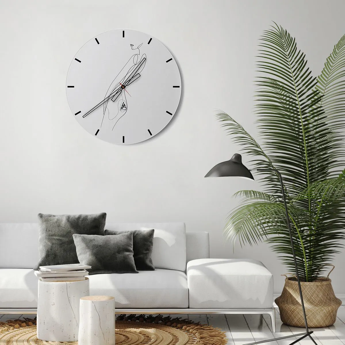 Horloge murale - Pendule murale - Juste une promesse - 30x30 cm