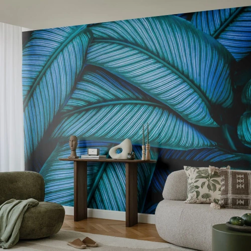 Papier Peint Photo Standard Eco - Lignes de vie - Feuilles, Botanique, Plantes - 350x256 cm