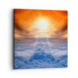 Impression sur toile - Image sur toile - Paysage mystique - 30x30 cm