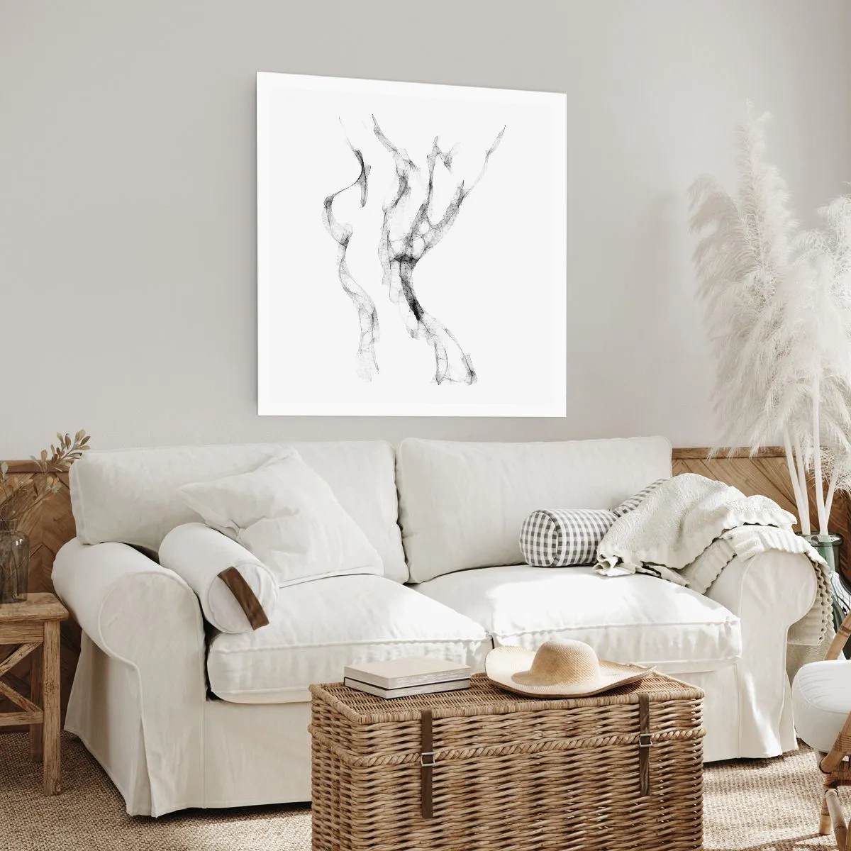 Affiche - Poster - Belle et forte - 60x60 cm