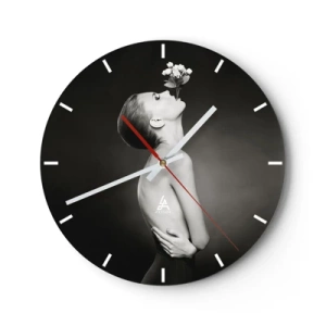 Horloge murale - Pendule murale - Elégance excentrique - 40x40 cm