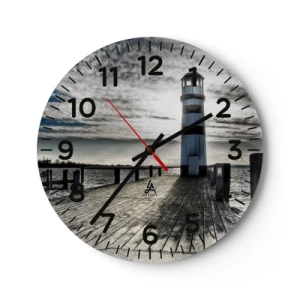 Horloge murale - Pendule murale - Marins, je vous attend - 30x30 cm
