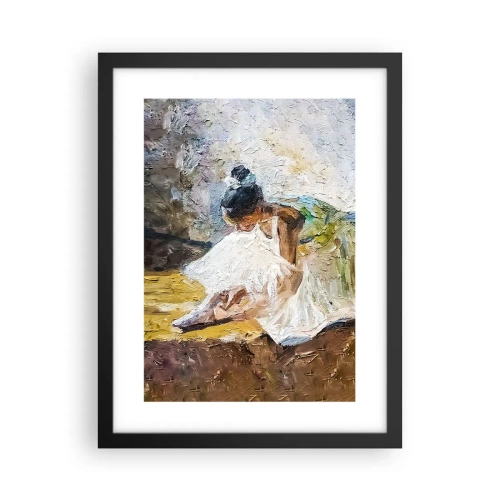 Affiche dans un cadre noir - Poster - D'après un tableau de Degas - 30x40 cm