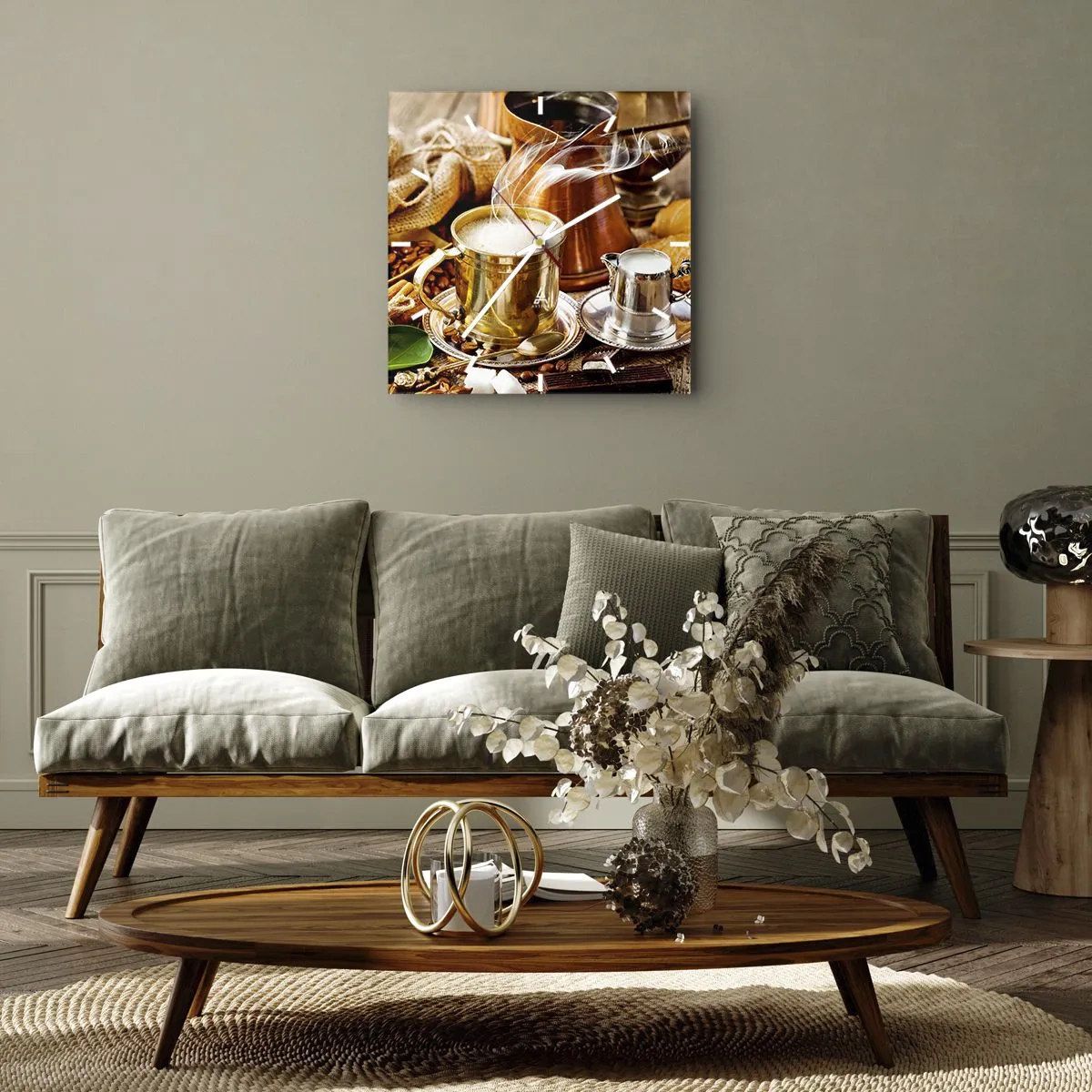 Horloge murale - Pendule murale - Bonne journée! - 40x40 cm