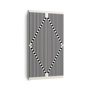 Impression sur toile - Image sur toile - Illusion géométrique - 45x80 cm