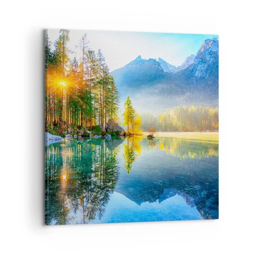 Impression sur toile - Image sur toile - Majesté et douceur - 60x60 cm