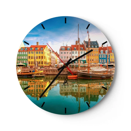 Horloge murale - Pendule murale - Aussi lisse qu'un miroir au-dessus de l'eau - 40x40 cm