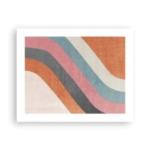 Affiche - Poster - Composition diagonale – mouvement - 50x40 cm