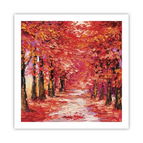 Affiche - Poster - Impression d'automne - 60x60 cm
