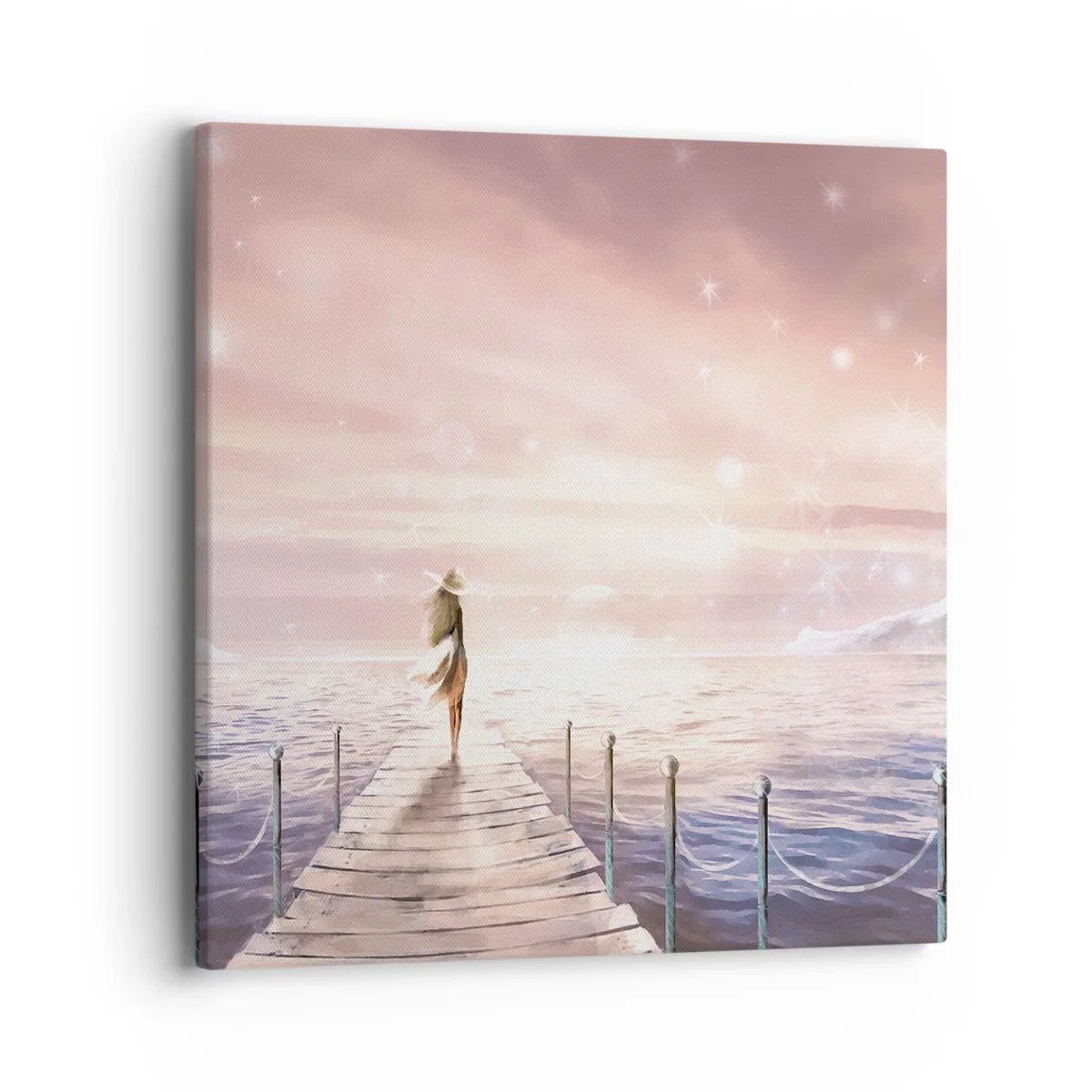 Impression sur toile - Image sur toile - A la lumière d'un rêve - 40x40 cm