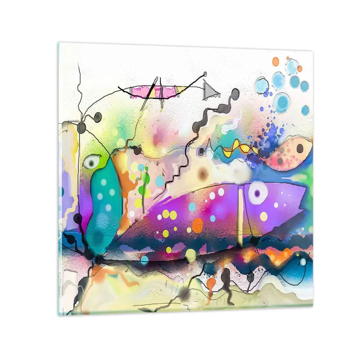 Impression sur verre - Image sur verre - Sans mots! - 30x30 cm
