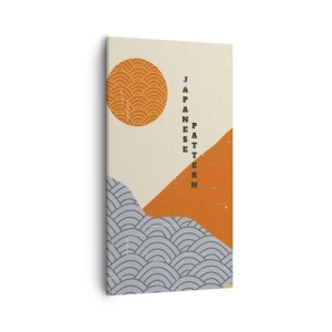 Impression sur toile - Image sur toile - Dans l'esprit japonais - 55x100 cm