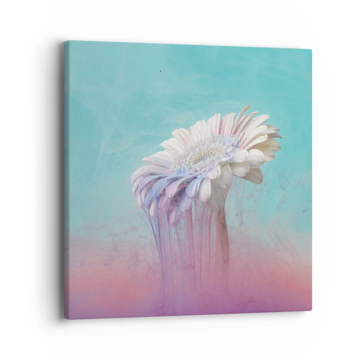 Impression sur toile - Image sur toile - Le monde souterrain des fleurs - 40x40 cm