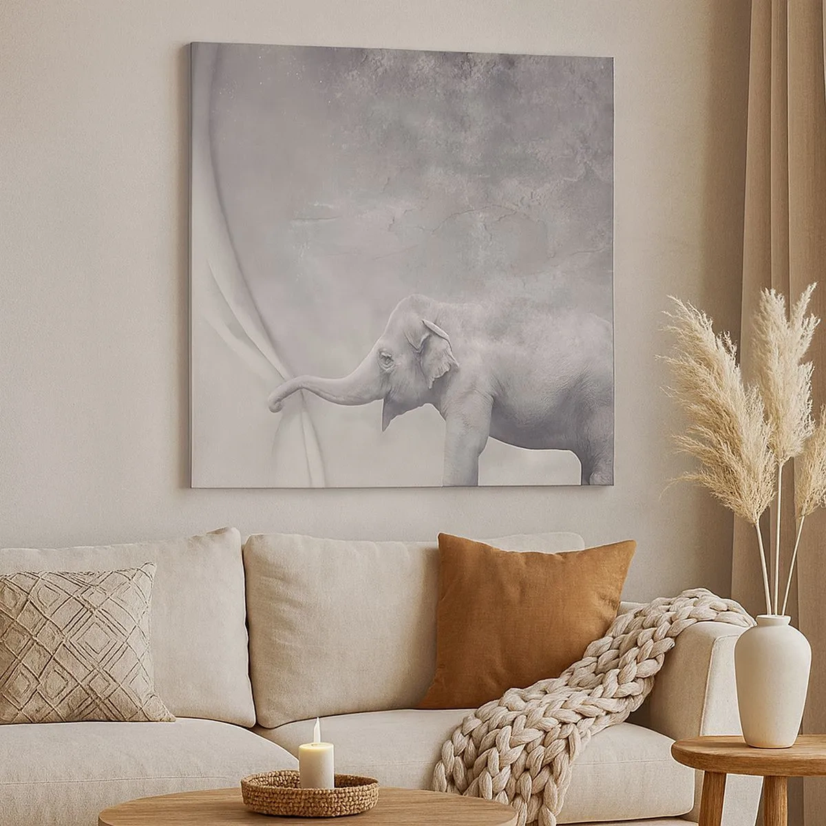 Impression sur toile - Image sur toile - Révéler le mystère - 30x30 cm