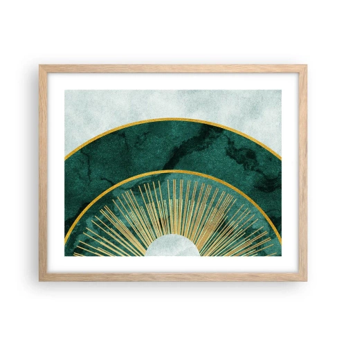 Affiche dans un chêne clair - Poster - Un autre système solaire - 50x40 cm