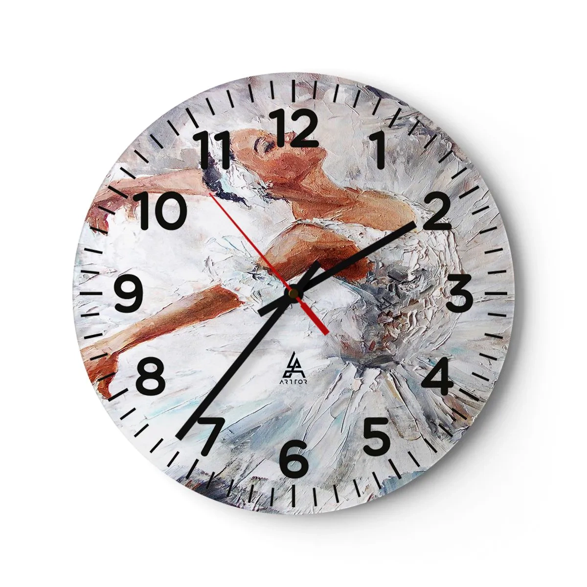 Horloge murale - Pendule murale - Délicat et léger comme du tulle - 30x30 cm