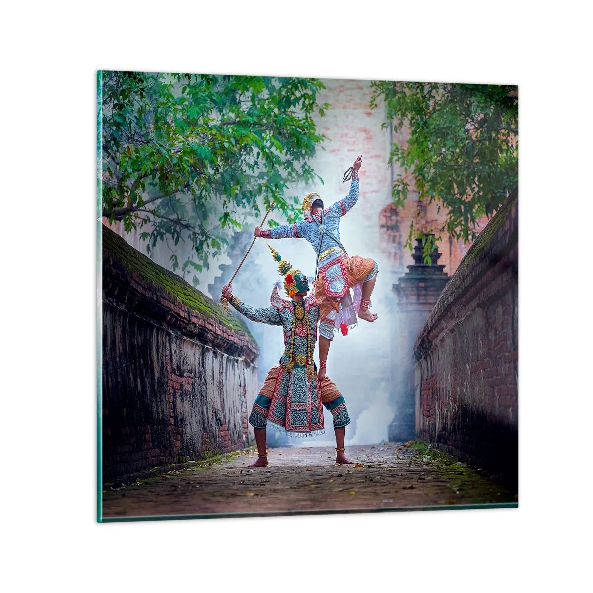 Impression sur verre - Image sur verre - La danse est d'une beauté dévastatrice - 60x60 cm