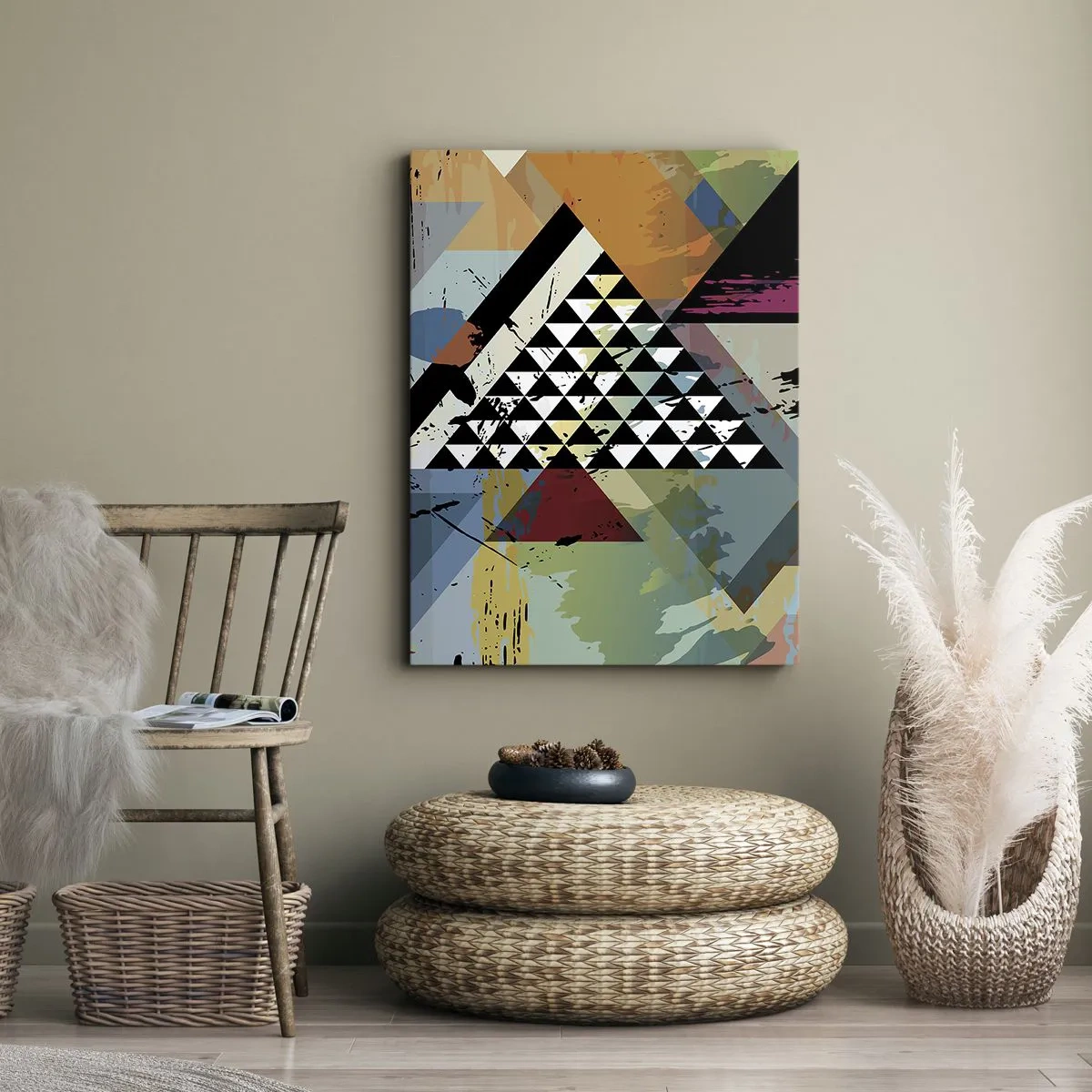 Impression sur toile - Image sur toile - Comme c'est facile - 45x80 cm
