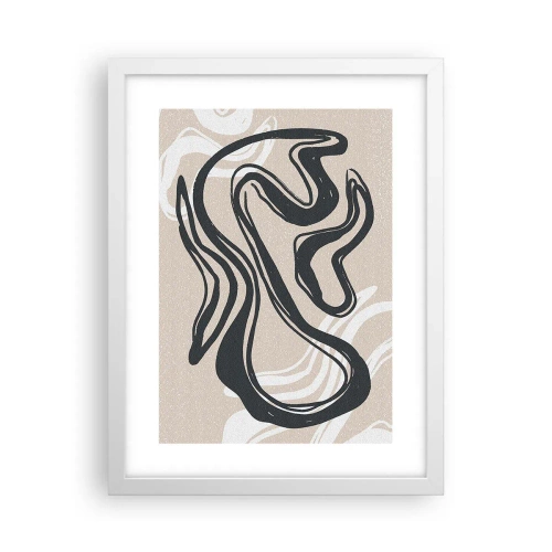 Affiche dans un cadre blanc - Poster - Expression multipliée - 30x40 cm