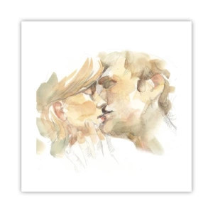 Affiche - Poster - A moitié trouvé ? - 40x40 cm